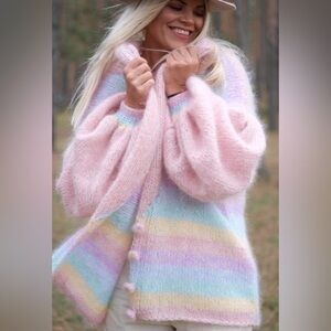 NWOT Maridruna Candy Cardigan. Perfect Christmas Sweater!